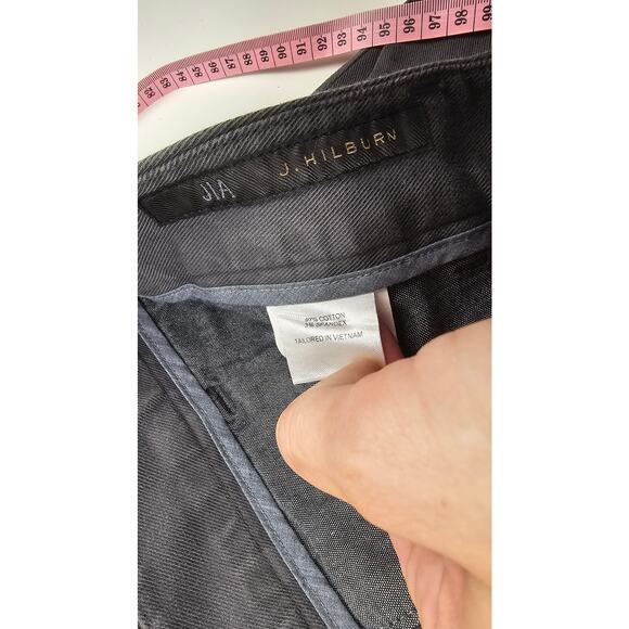 J. Hilburn tailored fit sz 35 x 28.5 grey chino slacks pants casual career mens - Picture 4 of 8